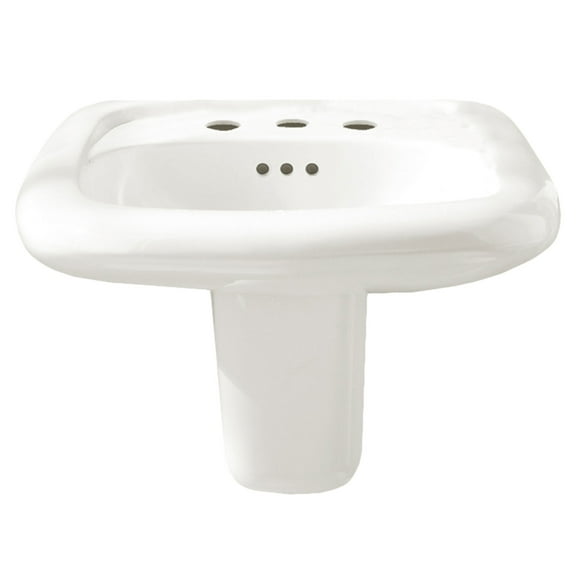 American Standard 0955901EC.020 Murro 21-1/4" Wall Mounted Porcelain Bathroom Sink - White