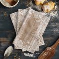 thumbnail image 6 of Brown Coastal Kitchen Towels Set of 4, Water Absorbent Dish Towel, Summer Ocean Sea Ombre Starfish Corals Decorative Hand Towels - Quick Drying Cloth for Cooking Baking, 18x28 Inch, 6 of 8