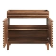 thumbnail image 6 of Modway Render 35" MDF and Particleboard Bathroom Vanity Cabinet in Walnut, 6 of 8