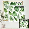thumbnail image 4 of Designart 'Close Up Of Tropical Leaf Of Monstera V' Farmhouse Framed Canvas Wall Art Print, 4 of 5