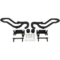 ECCPP NEW Upgrated Heavy Duty Front Tow Hooks For 2009-2019 Dodge Ram 1500 Black Steel NEW