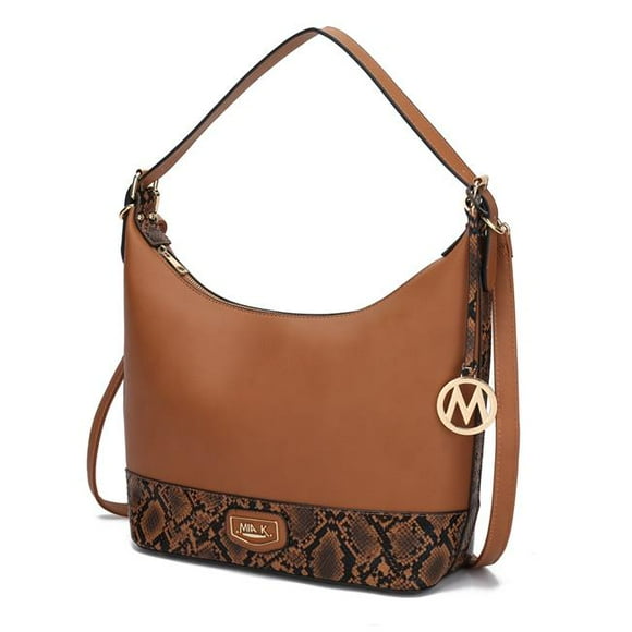 MKF Collection by Mia K. MKF-X710COG Diana Shoulder Bag, Cognac