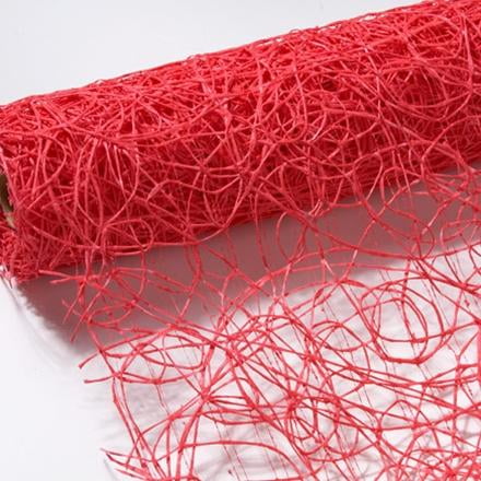 Maille de Sisal Alps 20"X15 Pieds Rouge
