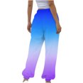 thumbnail image 3 of Efsteb Womens Casual High Waist Drawstring Sweatpants with Elastic Waist Solid Color Loose Fit Pants Multicolor_C XL, 3 of 4