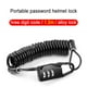 thumbnail image 5 of Ciclismo U-Lock Equipaje Deporte Bicicletas Scooter Accesorios para bicicletas, 5 of 5