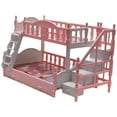 thumbnail image 1 of MasteelfCA Mini Double Decker Bed Decor Mini House Landscape Bunk Bed Mini Furniture, 1 of 8