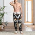 thumbnail image 4 of KLL Mens Pajama Pants for Men,Mens Lounge Pants,Funny Gifts for Men,Men's Pajama Bottoms Whimsical Owl On Branch -XX-Large, 4 of 5