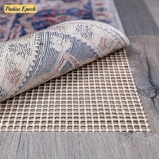  DoubleCheck Products Rug Gripper Non Slip Rug Pad Underlay for Hardwood  Floors Supper Grip Thick Padding Adds Cushion Prevents Sliding Size 2 X 8 :  Home & Kitchen