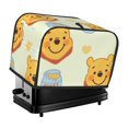 thumbnail image 1 of Funda para tostadora de 2 rebanadas con diseño de Winnie The Pooh, funda protectora contra el polvo y las huellas dactilares para pan, de poliéster, fundas para pequeños electrodomésticos de cocina, 1 of 6