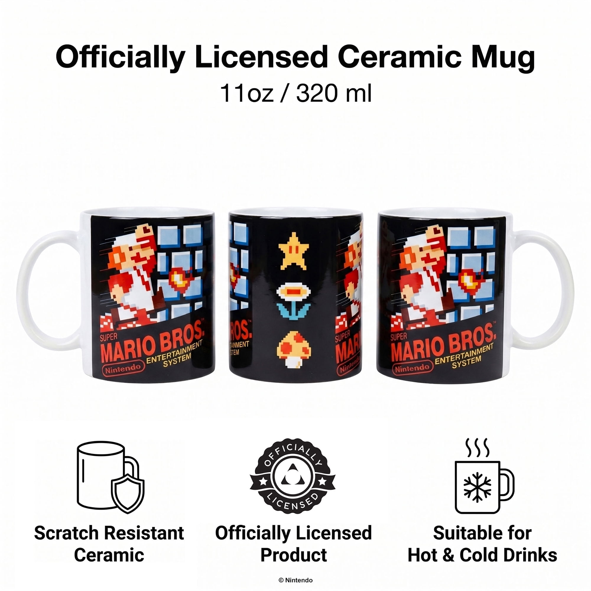 Super Mario NES Cover 11oz Mug