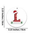 thumbnail image 4 of Birdeem Christmas Alphabet Decorations Personalized for Gift Christmas Tree Hanging Ornament Diy Decorations, 4 of 10