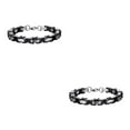 thumbnail image 4 of Guardurnaity Gargantilla con Cadena Barbada Pieza universal Para Varias Ocasiones Collar de Metal Collares Únicos Type2 NO2, 4 of 6