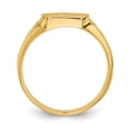 thumbnail image 2 of 14k Yellow Gold Square Baby Signet Ring, 2 of 9