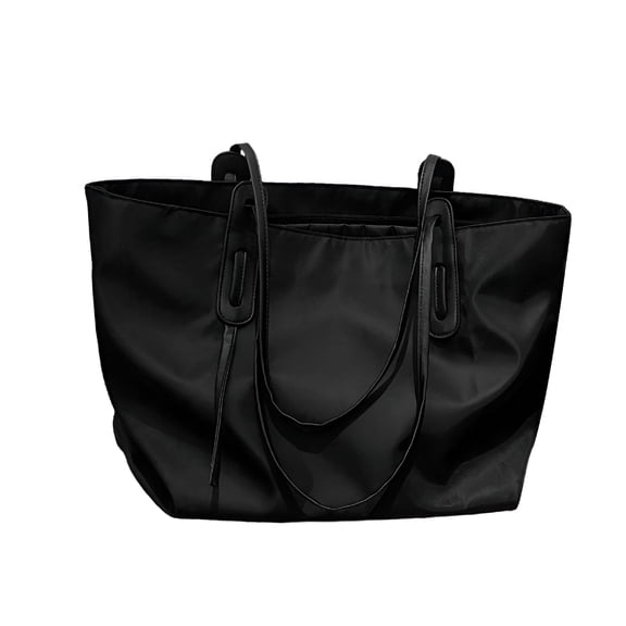 GASTROPOD Women Tote Bag Single Shoulder with Zipper Portable Versatile Large Capacity Lady Handbag for Shopping, Black