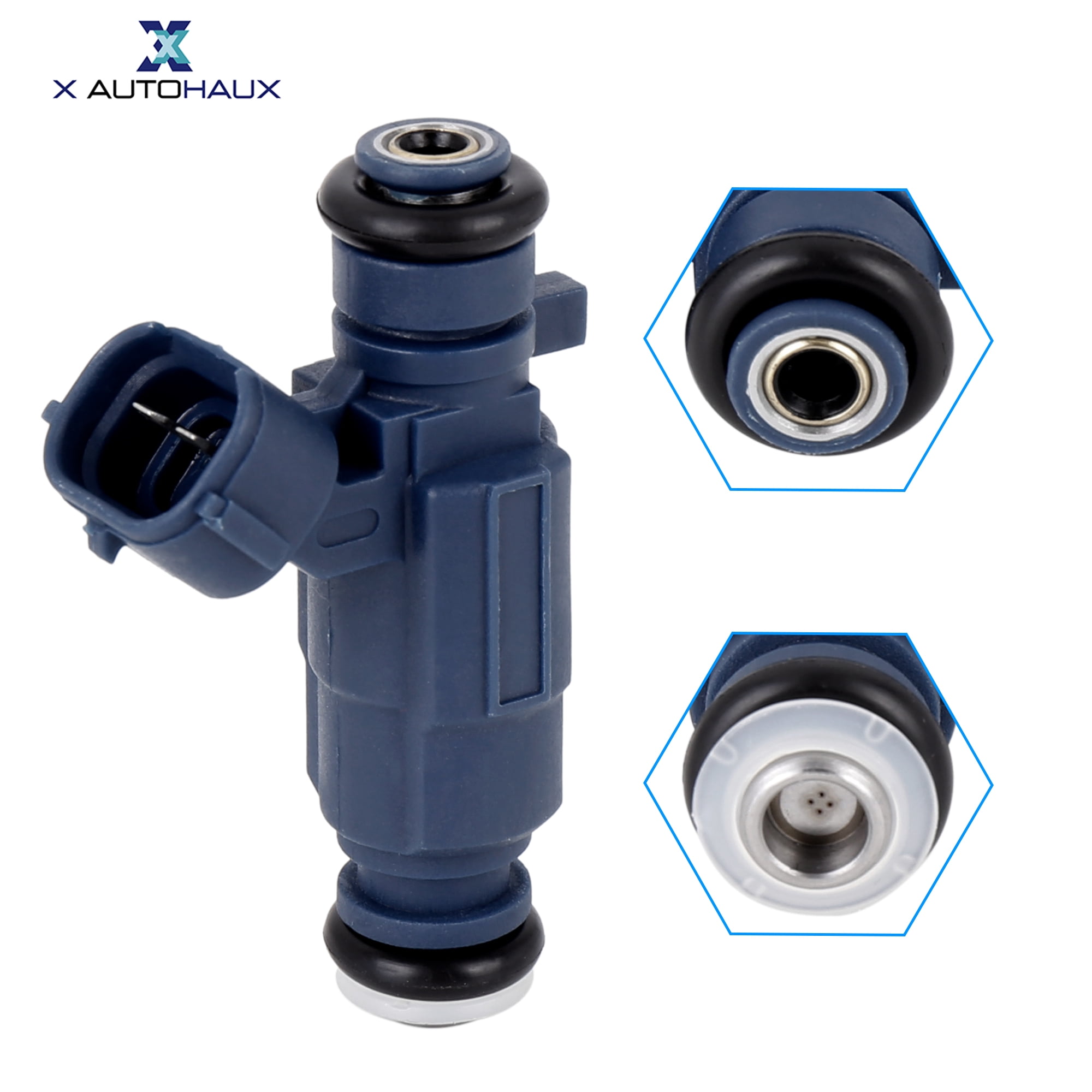 Unique Bargains 4pcs Car Fuel Injector Nozzle for Hyundai i20 1.4L 14-18 35310-2B000
