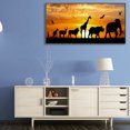 thumbnail image 3 of Kits de pintura al óleo de animales al atardecer por números, cuadro de lienzo, arte de pared, Color artesanal DIY Likrtyny Arte deco, 3 of 9