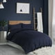 thumbnail image 3 of Duvet Cover Set 3 Piece Solid Color Bedding Set, 110gsm Polyester Microfiber Quilt Cover with Bow Tie Closure,Include 2 Pillowcases(No Duvet) Queen Navy Blue Unique Bargains Juego de Edredón Funda, 3 of 6