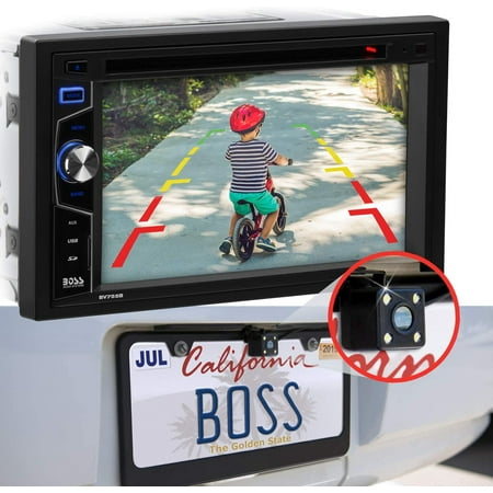 BOSS Audio - 6.2" - Built-in Bluetooth - In-Dash CD/DVD/DM Receiver - Black