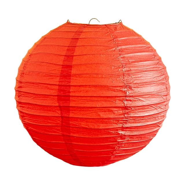 Spring Decorations for Home Paper Lantern Classical Solid Color Courtyard Accent Paper Lanterns with Lights