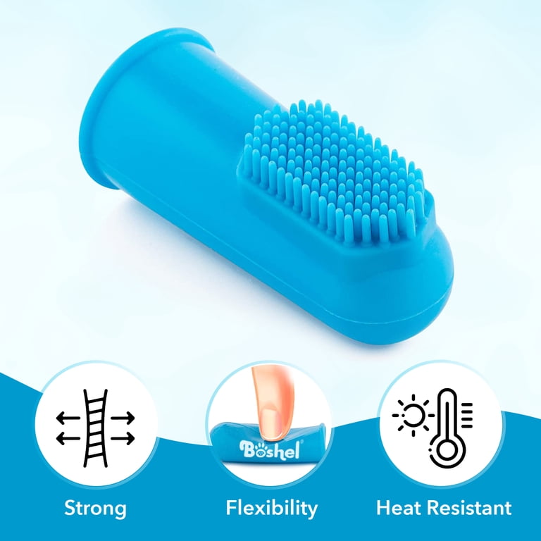 Dog Finger Toothbrush Kit, 8-Piece Set with Silicone and Nylon photo 4