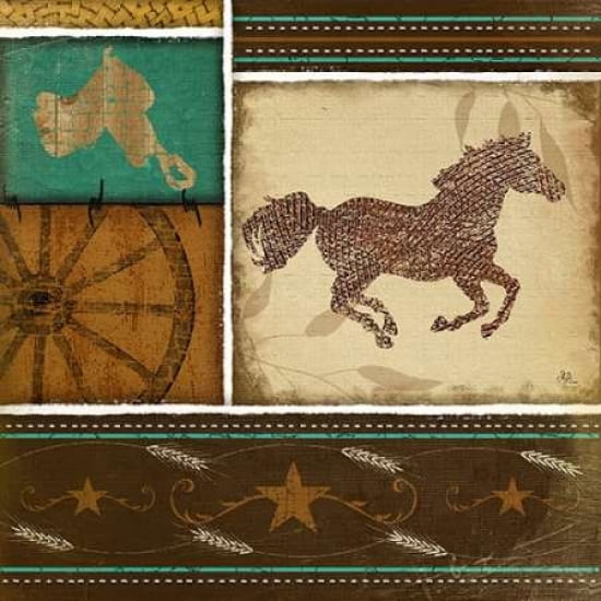 Western Horse Canva