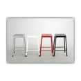 thumbnail image 2 of Steel Counter Stool, Silver, 2 of 6