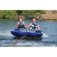 thumbnail image 5 of Airhead Mach 2 Two-Person Towable Boat Tube Float, Heavy-Duty Nylon, Blue, 5 of 6