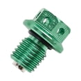 thumbnail image 2 of Riwesomey Tornillos de tuerca de drenaje de aceite para motocicleta M12 ATVs, tornillos para motocicleta, pieza de repuesto, accesorio de Accesorios para motos Verde, 2 of 6