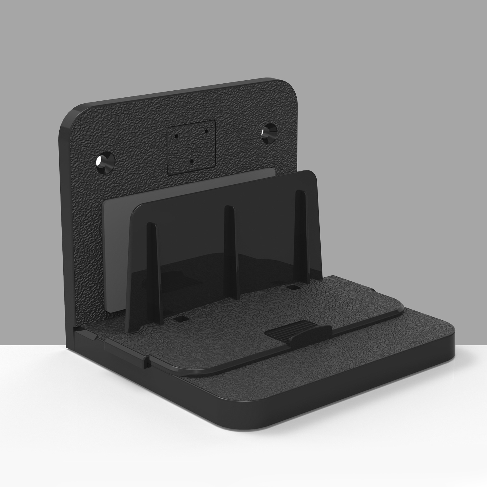 Lifetechs Wall Mount TV Box Mounting Bracket with Hidden Storage Easy Install Organize Power Strip TV Box WiFi Holder