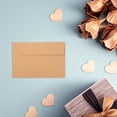 thumbnail image 4 of MERRYHAPY 50pcs Kraft Paper Wedding Envelopes Self Sealing For Greeting Cards, 4 of 7