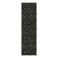 thumbnail image 1 of Mainstays Indoor Modern Black and Grey Damask Runner Rug,  2' x 7', Machine Washable, Non-Skid Backing, 1 of 5