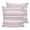 Pink, variant on Pillow Covers 18x18 Set of 2, Purple Grey Stripe Square Throw Pillow Covers for Couch/Sofa/Living Room, Minimalist Farmhouse Striped Decorative Soft Pillowcases for Couch Throw Pillows