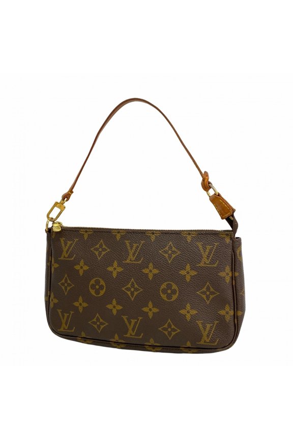 Pre-Owned Louis Vuitton Monogram Pochette Accessoires M51980 Brown Women's Bag/Pouch