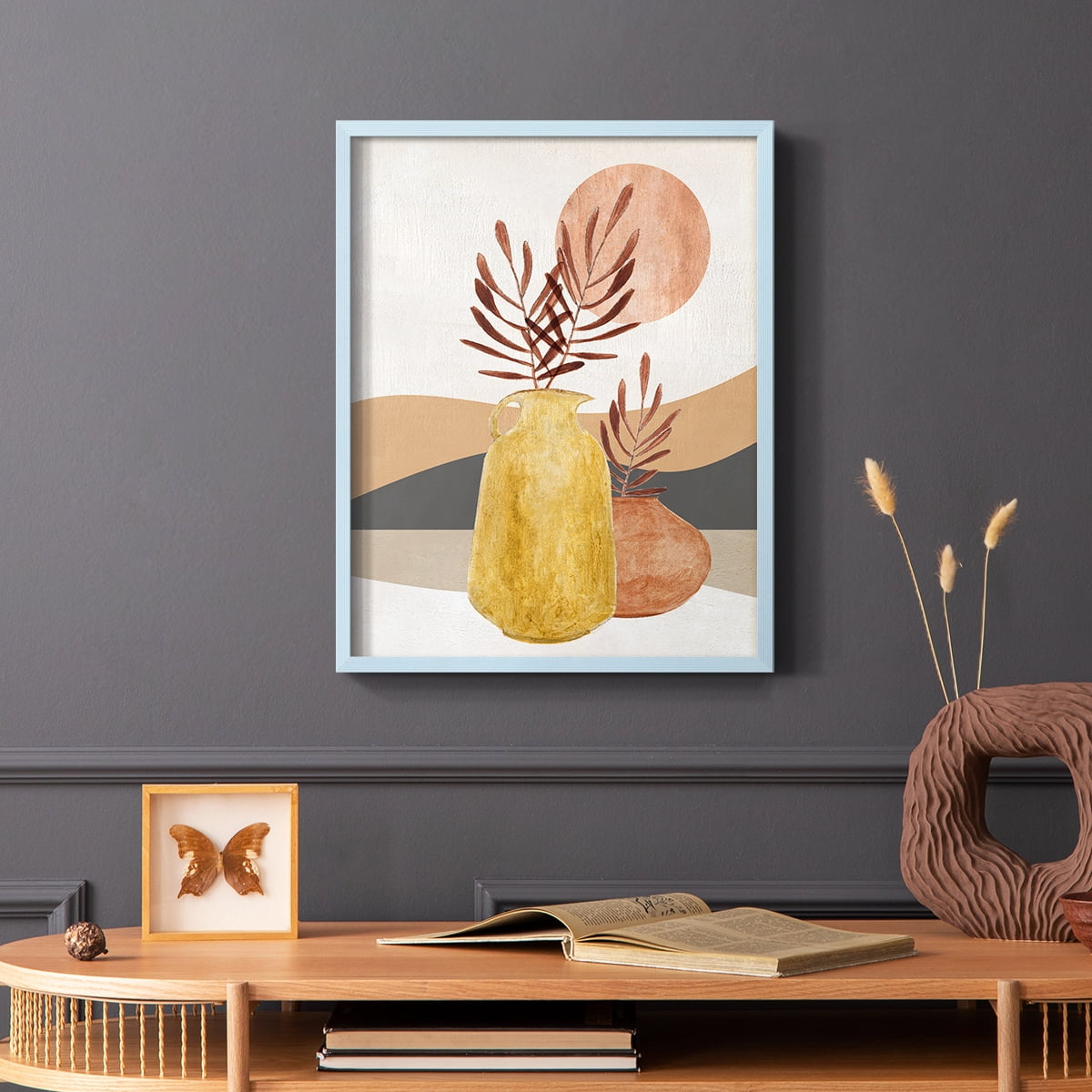 Adobe Moon I in Paper Solid Wood 8 x 10 Framed Print