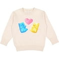 thumbnail image 2 of Inktastic Cute Gummy Bears and Heart Toddler Sweatshirt, 2 of 4