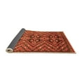 thumbnail image 2 of Ahgly Company Indoor Square Abstract Orange Modern Area Rugs, 8' Square, 2 of 4