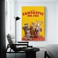 thumbnail image 3 of Fantastic Mr Fox Classic Movie Posters & Prints Poster Decorative Painting Canvas Wall Art Living Room Posters Bedroom Painting 24x36inch(60x90cm), 3 of 6
