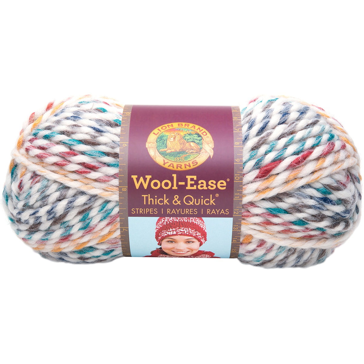 (6 Pack) Lion Brand Wool-Ease Thick & Quick Yarn - Hudson Bay