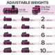 thumbnail image 4 of Pesas para tobillo Sportneer, correas ajustables para piernas de 1 a 5 kg, 4 of 9