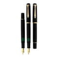 thumbnail image 6 of Pelikan Tradition 200 Series M200 Fountain Pen - Black Gold Trim GT - Broad Point, 6 of 9