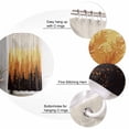 thumbnail image 6 of Forest Fall, Waterproof Fabric Shower Curtain, Vintage Mountain Wood-land Foggy Tree Orange Shower Curtain for Bathroom Curtains Bathtubs Hotel Washable Shower Curtains with 12 Hooks Standard 60x72, 6 of 6