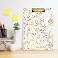 thumbnail image 2 of FORMRS Acrylic Clipboard with Low Profile Clip Standard A4 Letter Size, 12.5" x 9", Small Floral Pattern, 2 of 8