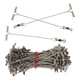 thumbnail image 2 of 100 Uds aparejos de pesca shamjiam conector de aparejos Señuelos cable de línea 8 cm 94x16 cm Diapositivas de plomo, 2 of 9