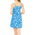 thumbnail image 2 of HAPPY BAY Women's Honeymoon Lounge Dress Slip Chemise 00 Sky-AC43, 2 of 4