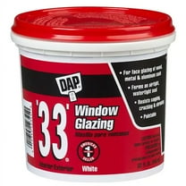 Dap 12122 33 Glazing Compound, 1-Quart, White