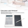 thumbnail image 3 of Calculadora científica con bloc de notas, 5,91 x 3,54 x 0,59 Pulgadas, Calculadora de Escrito de Oficina Con Pantalla Grande de 10 Dígitos, Calculadora Profesional Pleged, 3 of 7