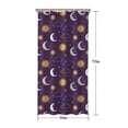 thumbnail image 5 of Purple Sun Moon Cloud Star Pattern Shower Curtain 36"x72" ,Bathroom Decorative Shower Curtains Set with 12 Hooks,Modern Waterproof Washable Shower Curtain, 5 of 6