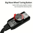thumbnail image 3 of MesaSe 7.1 Channel External USB Computer Game Audio Card For Gaming External USB 3.5mm Adapter Audio Card Plug And Play PC Laptop, 3 of 6
