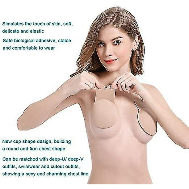 3 Pairs Invisible Adhesive Bra, Anti-penetration Point Adhesive Bra,breast  Lift Tape Push Up Strapless Nipple Covers