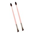 thumbnail image 4 of 2Pcs Angled Eyebrow Brushes With Ergonomic Grip Perfect For Detailed Brow Shaping And Blending, 4 of 8